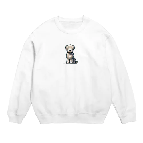 アイリッシュ・ウルフハウンド【かわいい動物たち】 Crew Neck Sweatshirt