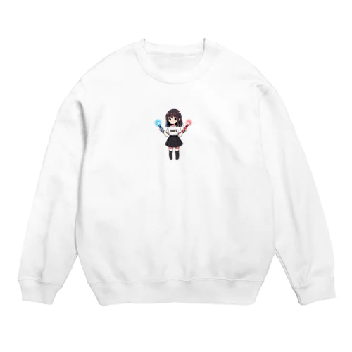 アイドル好き女子 Crew Neck Sweatshirt