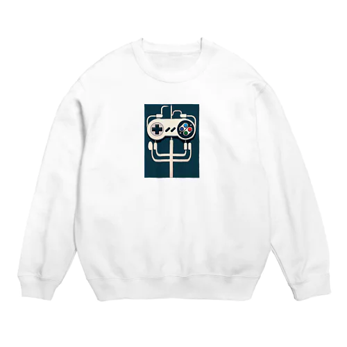 game pad Crew Neck Sweatshirt