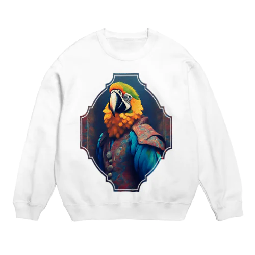 ペイズリーオウム Crew Neck Sweatshirt