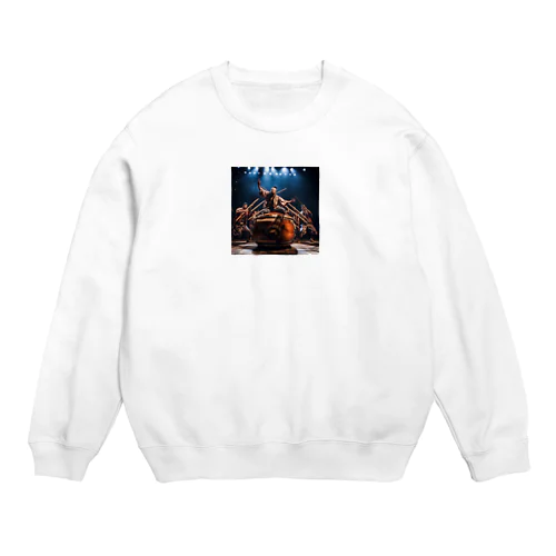 大太鼓の演奏　なでしこ1478 Crew Neck Sweatshirt