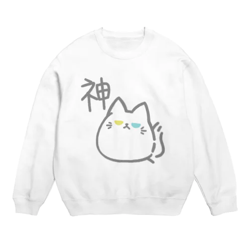 神 Crew Neck Sweatshirt