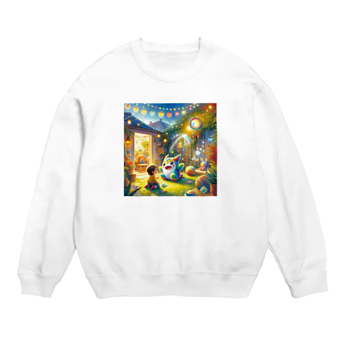 ふしぎなおともだち Crew Neck Sweatshirt