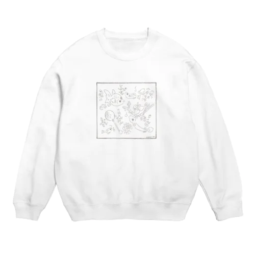 アクアリストさんお世話グッズ（淡色グッズ） Crew Neck Sweatshirt