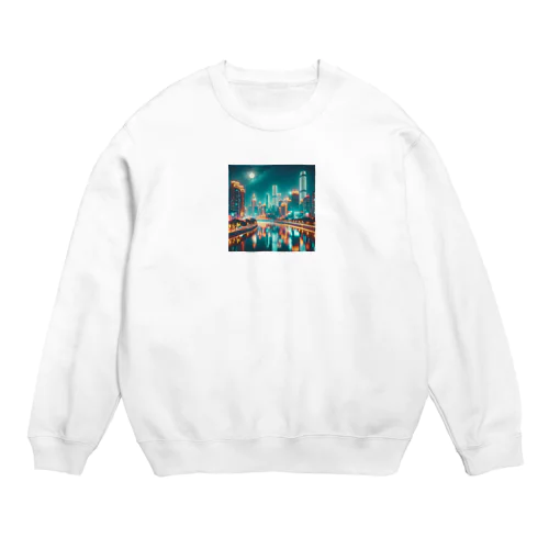 夜景シリーズ Crew Neck Sweatshirt