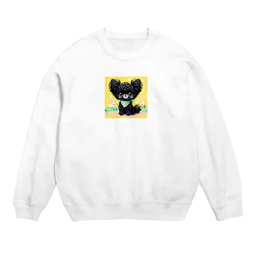 チワプーのコッティちゃん Crew Neck Sweatshirt