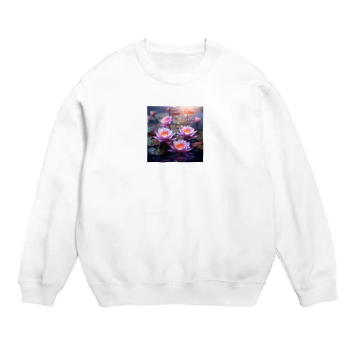 睡蓮　なでしこ1478 Crew Neck Sweatshirt