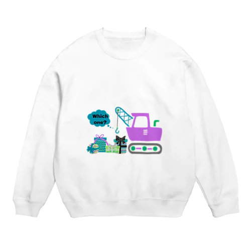 Which one？ Crew Neck Sweatshirt