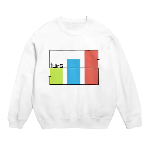 Stairs公式ロゴシリーズ(黒) Crew Neck Sweatshirt