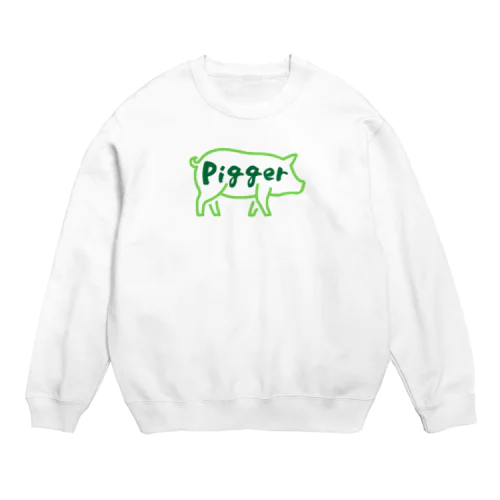 Pigger Crew Neck Sweatshirt