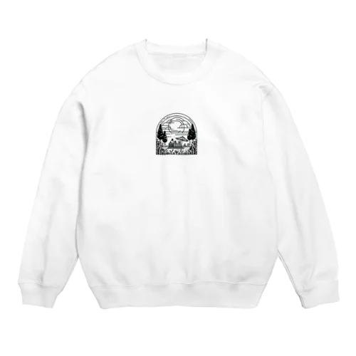  ピクニックの幸せなひととき Crew Neck Sweatshirt