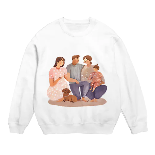 家族だんらん Crew Neck Sweatshirt