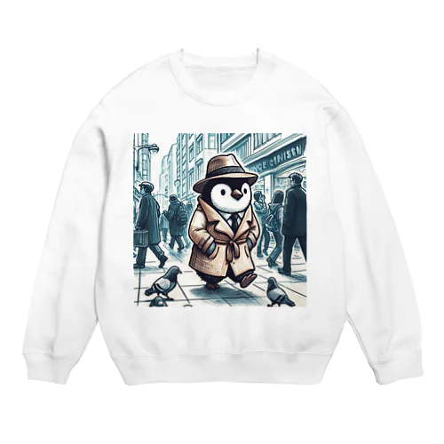 都会ペンギン Crew Neck Sweatshirt