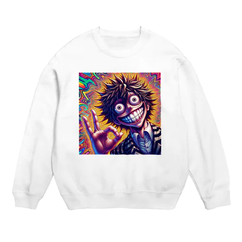 生きたまま喰らわれる感覚 Crew Neck Sweatshirt