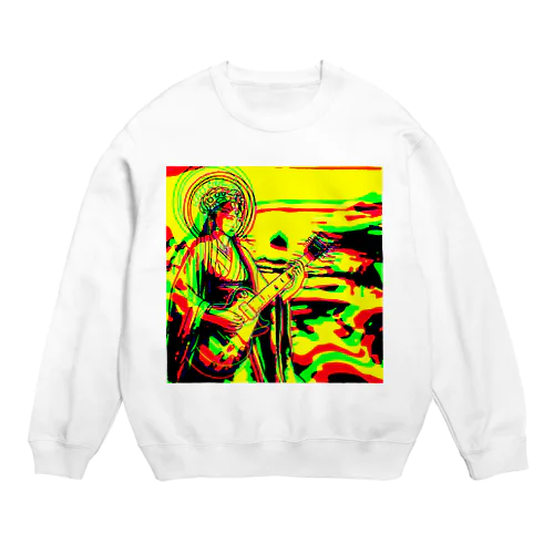 瀬織津姫とロック「Seoritsuhime and Rock」 Crew Neck Sweatshirt