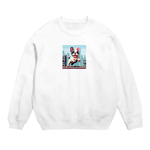 可愛いフレンチブルドッグの日常 Crew Neck Sweatshirt