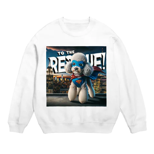 今日の主役は、レスキュー犬のといちゃん！ Crew Neck Sweatshirt