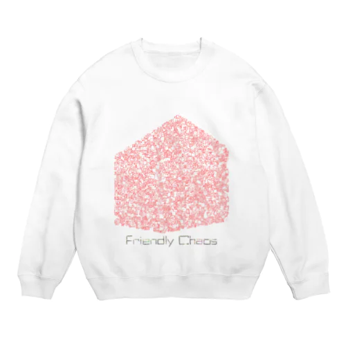 デザインR(Friendly Chaos4) Crew Neck Sweatshirt