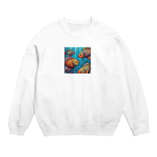 異世界　魚 Crew Neck Sweatshirt