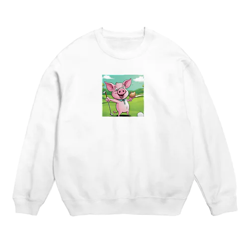 ぷ―のゴルフ Crew Neck Sweatshirt