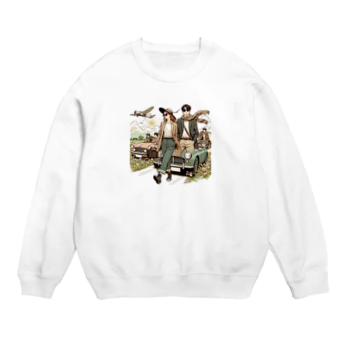 冒険者たち Crew Neck Sweatshirt