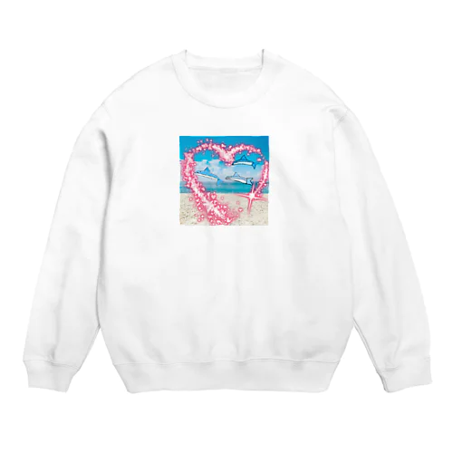 イルカくん Crew Neck Sweatshirt