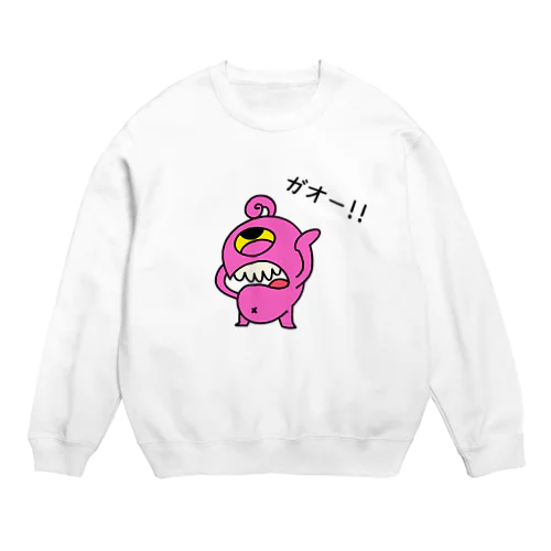 ピンク怪獣 for Kids Crew Neck Sweatshirt