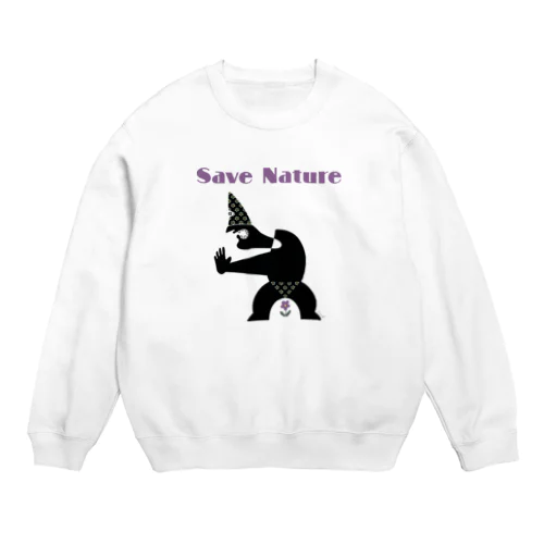 Save Nature Crew Neck Sweatshirt