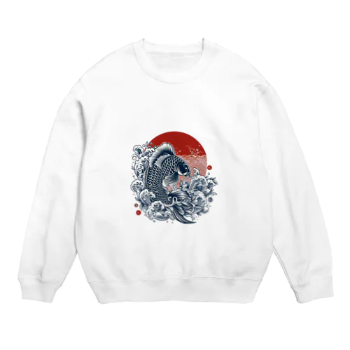 鯉 Crew Neck Sweatshirt