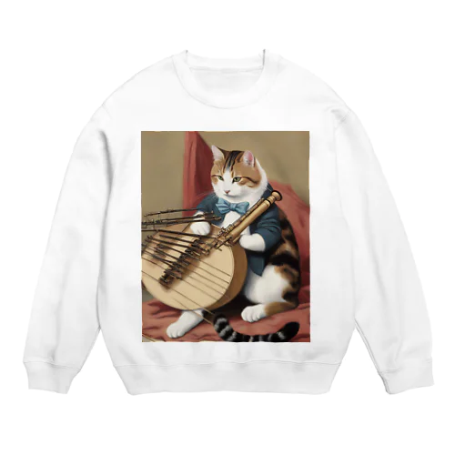  orchestra cat 001 Crew Neck Sweatshirt