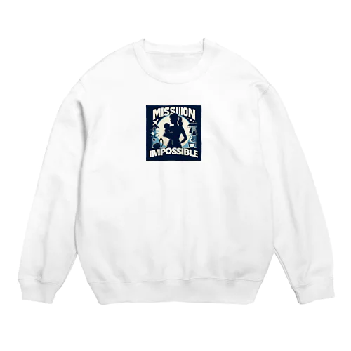 ママのミッションインポッシブル Crew Neck Sweatshirt