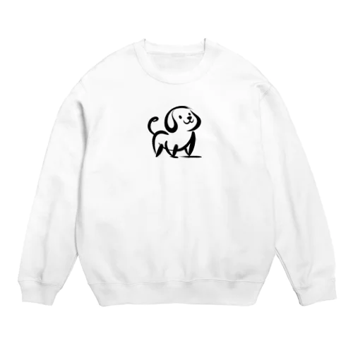 散歩つれてけ Crew Neck Sweatshirt