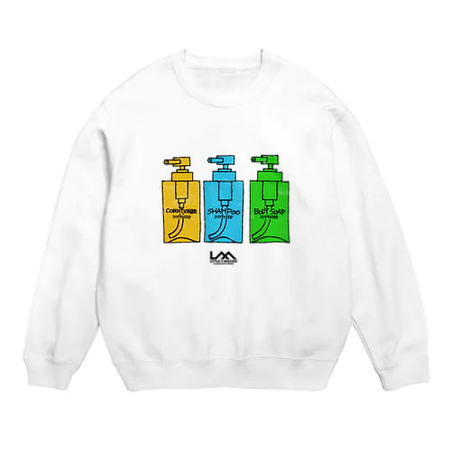 お風呂トリオ Crew Neck Sweatshirt