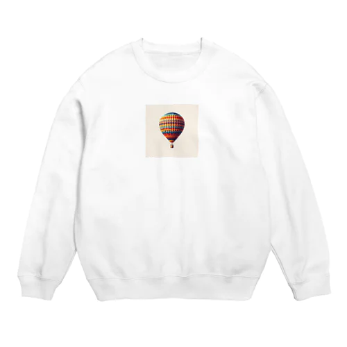 カラフル気球 Crew Neck Sweatshirt