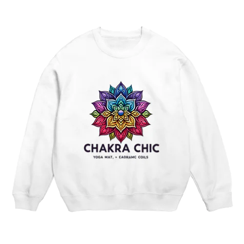 ChakraChic ロゴ Crew Neck Sweatshirt
