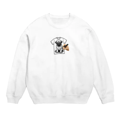 デッサンパグ T Crew Neck Sweatshirt