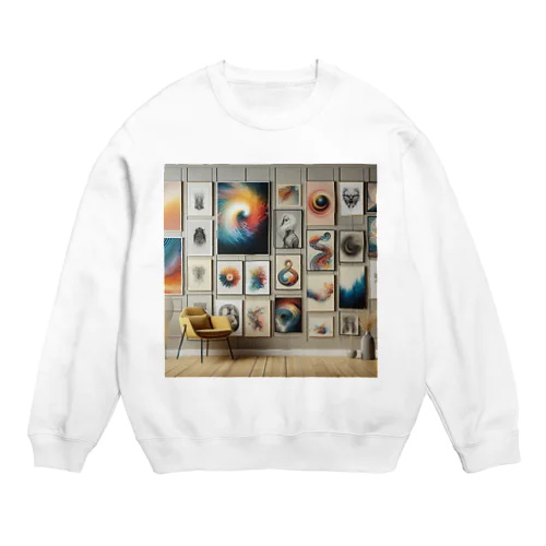 色彩遊戯 Crew Neck Sweatshirt