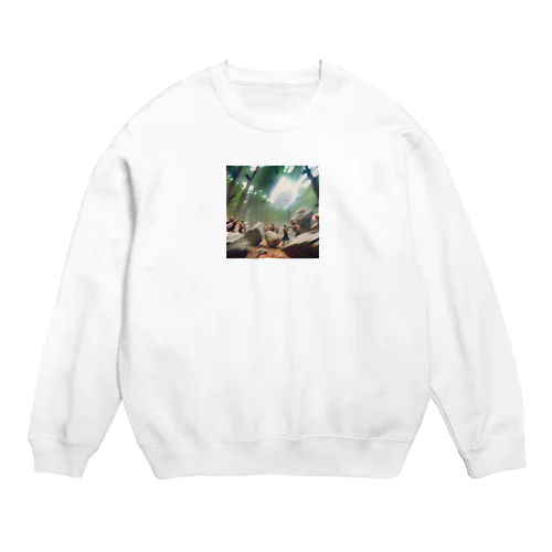 ジャングルで Crew Neck Sweatshirt