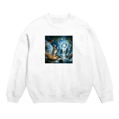 水の妖精 Crew Neck Sweatshirt