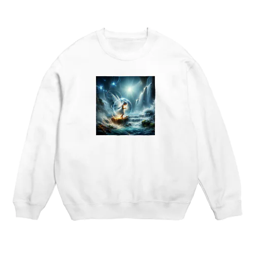 水の妖精 Crew Neck Sweatshirt