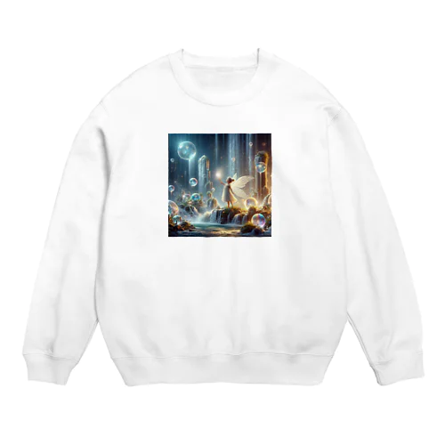 水の妖精 Crew Neck Sweatshirt