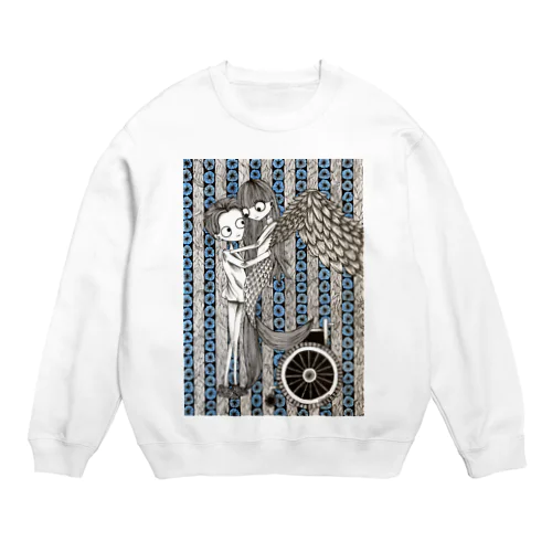 マーメイドエンジェル Crew Neck Sweatshirt