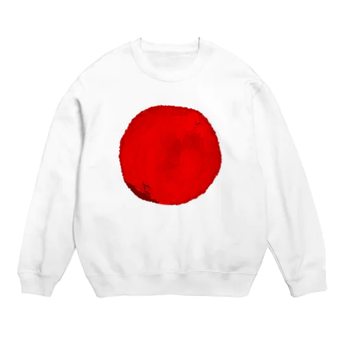 日の丸アート水彩 Crew Neck Sweatshirt