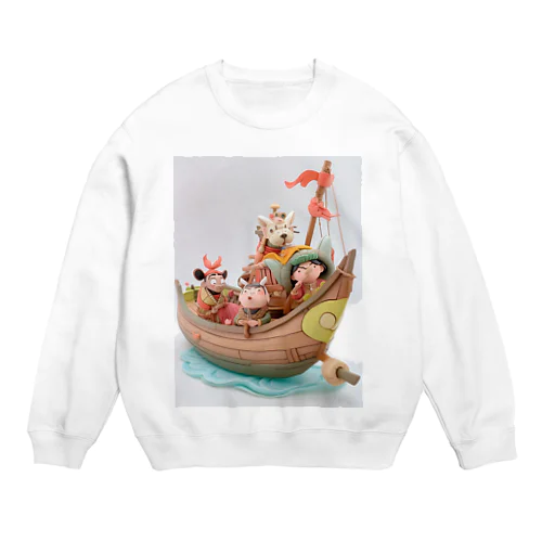 気の合う友と航海　なでしこ1478 Crew Neck Sweatshirt