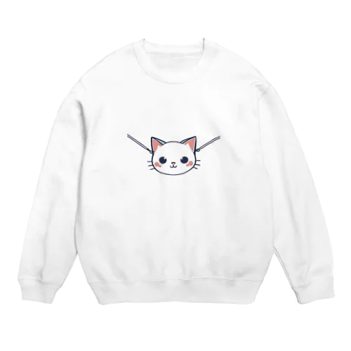 猫バッグ Crew Neck Sweatshirt