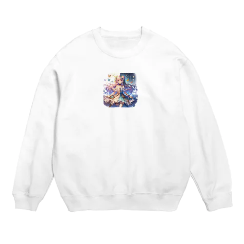 シャトーブリアン万引き親子 Crew Neck Sweatshirt