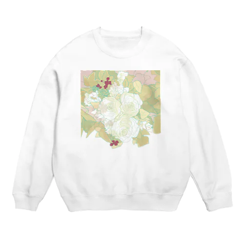 フラワーブーケ Crew Neck Sweatshirt