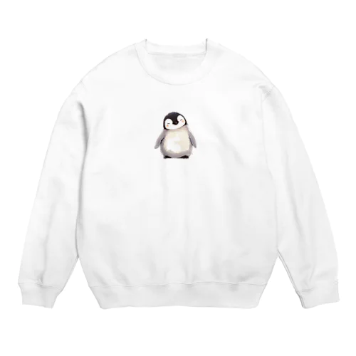 ふわふわペンギン Crew Neck Sweatshirt