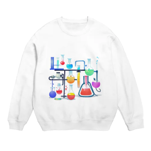 カラフルなサイエンス Crew Neck Sweatshirt