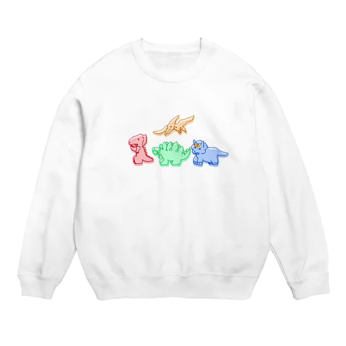 DINOSAURIA 恐竜 Crew Neck Sweatshirt